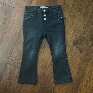 Zara Black Flared Kids Jeans